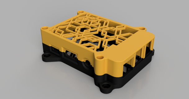 Ahududu pi 3 b+ durum kılıf Alex 3D modeller hobi yapımcılar fikirler ahtapot izi ahududu Raspberry Pi kutuları 3d print model - Mito3D