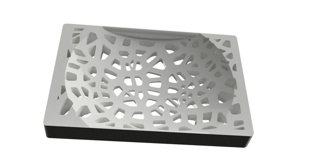 Voronoi sabun tabak yapıyorsun 3D modeller ev halkı banyo Kulp destek tasarım 3d print model - Mito3D