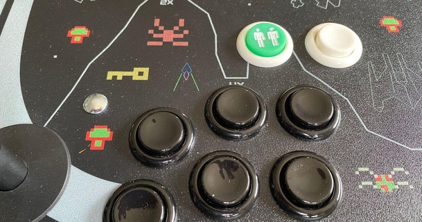videogames botão êmbolos Ericsnis 3D modelos aparelhos vídeo jogos joystick fliperama arcade bastão 30mmarcadebutton 3d print model - Mito3D