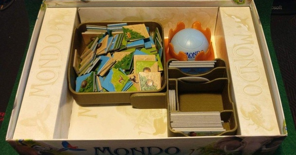 mondo inserire organizzatore kap42 3D Modelli giocattoli Giochi tavola gioco giochi tavolo thingiverse 3d print model - Mito3D