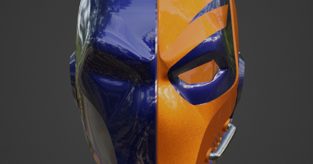 deathstroke new 52 inspired helmet budwin 3D Models Hobby & Makers Other Ideas cosplay props thingiverse 3d print model - Mito3D