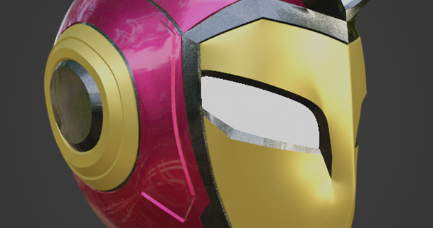 ironheart riri williams inspired helmet budwin  3D Models  Hobby & Makers  Other Ideas cosplay props marvel helmet thingiverse  3d print model - Mito3D