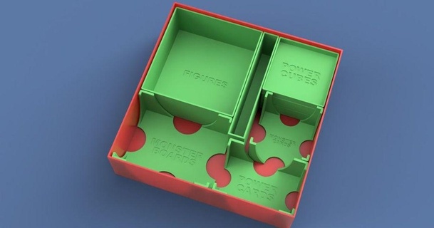 Roi tokyo insérer kap42 3D modèles jouets Jeux planche Jeu jeux société jeu plateau chose universelle 3d print model - Mito3D