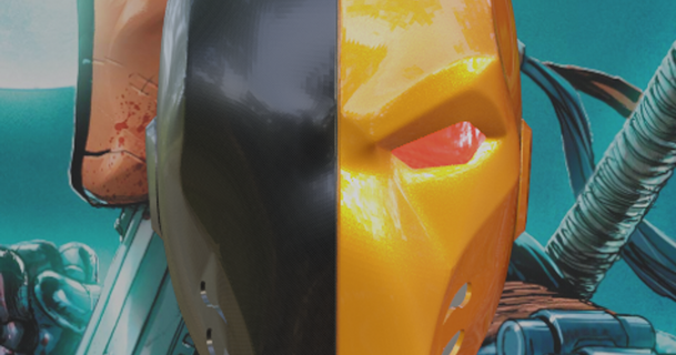 deathstroke inspired helmet budwin 3D Models Hobby & Makers Other Ideas cosplay props thingiverse 3d print model - Mito3D