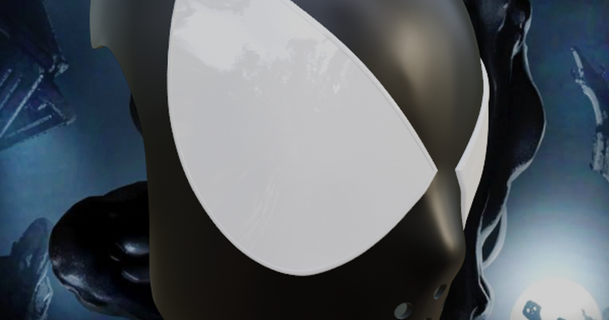 ultimativ Symbiote spider inspiriert Gesicht Schale budwin 3D Modelle Hobby Macher Ideen Cosplay Requisiten Wunder thingiverse 3d print model - Mito3D