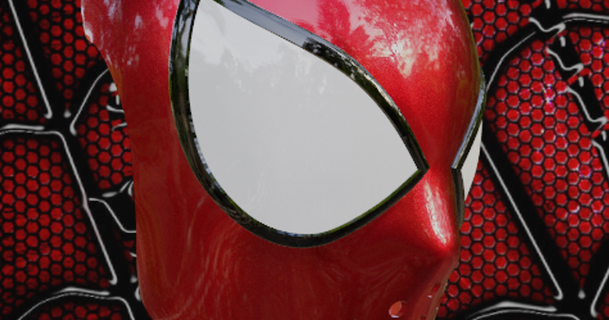 sorprendente spider man 2 ispirato viso conchiglia budwin 3D Modelli passatempo creatori idee cosplay oggetti scena meraviglia thingiverse 3d print model - Mito3D