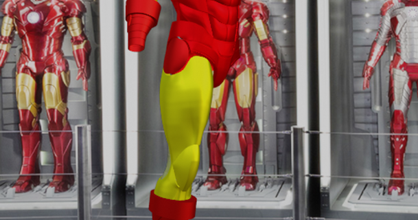 clássico ferro homem inspirado terno Budwin 3D modelos passatempo fabricantes Ideias cosplay adereços maravilha thingiverse 3d print model - Mito3D