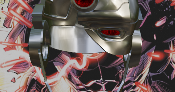 cyborg ispirato casco budwin 3D Modelli passatempo creatori idee cosplay oggetti scena thingiverse 3d print model - Mito3D