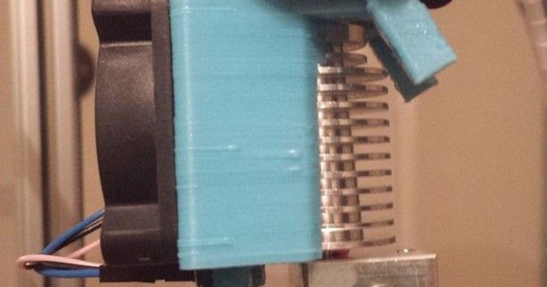 kossel Ventilator Leitung ir Sensor v10 montieren e3dv6 heiß dc42 3D Modelle Drucker Teile Upgrades Irsensor thingiverse 3d print model - Mito3D