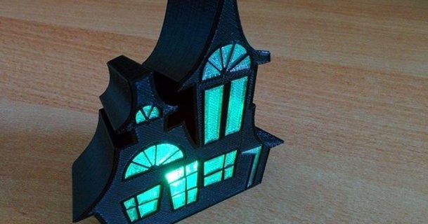 haunted house valerio 3D Models Hobby & Makers Other Ideas thingiverse 3d print model - Mito3D