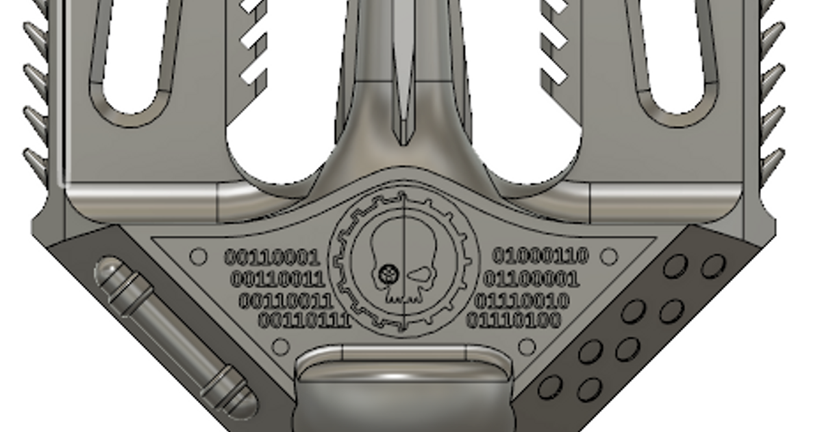 Warhammer omnisyen balta mızrak Greene indir Bedava stl model printablescom 3d modeller kostümler Aksesuarlar sahne 40000 40k Kostüm oyunu alan 3D print model - Mito3D