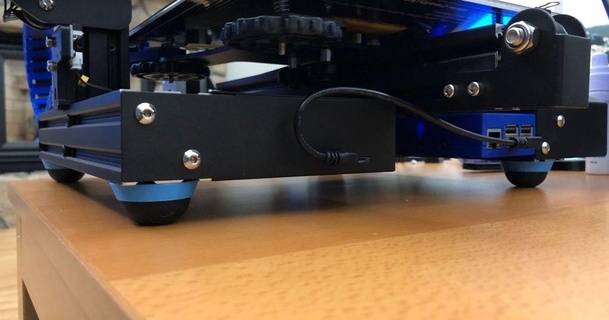 ender 3 cr-10 2040 profile anti vibration foot mounts kevin wong 3D Models Hobby & Makers Other Ideas thingiverse 3d print model - Mito3D