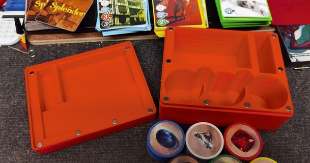 Pracht Reise Fall Mantel verrückt 3D Modelle Spielzeuge Spiele Tafel Koffer 3d print model - Mito3D