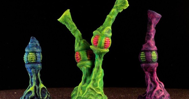 table plante orbe arbre minis extraterrestre végétation 47 sinistre 3D modèles miniatures personnages monstres décoration terrain fantaisie dragons miniature 3d print model - Mito3D