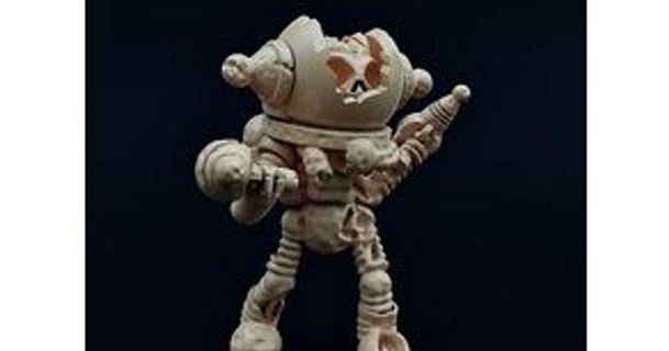 squelette garçon nerd 3D modèles jouets Jeux action figures statues 3d print model - Mito3D