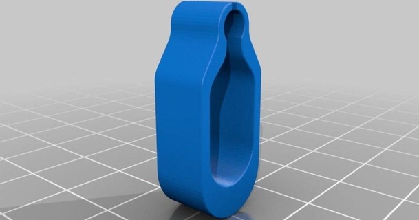 4mm bowden cable clip jatmn 3D Models Printers Other Printer Parts & Upgrades thingiverse 3d print model - Mito3D