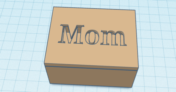 regalo caja Tony 3D modelos pasatiempo hacedores ideas día Madre 3d print model - Mito3D