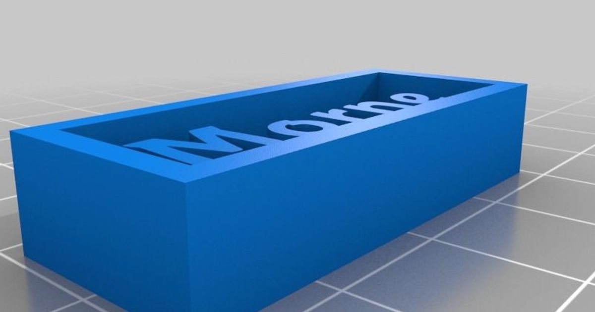 trostlos 3D Modelle Lernen Objekte thingiverse angepasst 3D print model - Mito3D