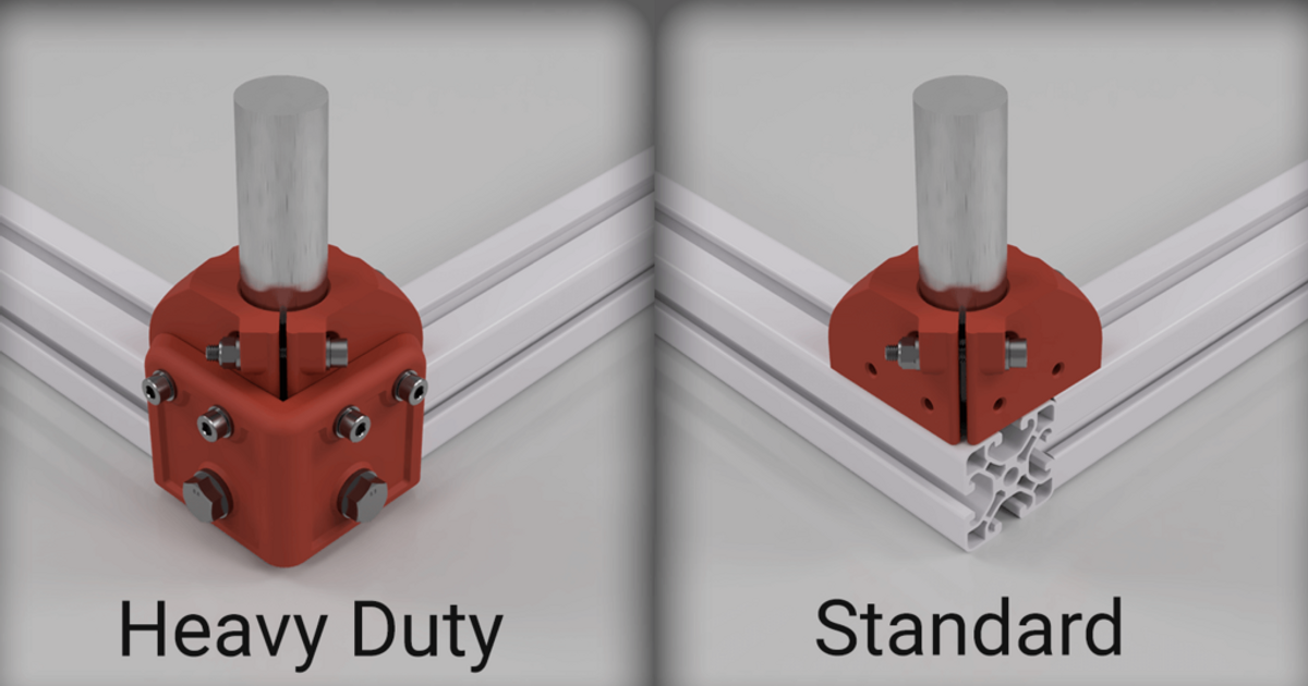 mpcnc iri primo 4040 profil ayak ağır görev Ayriyeten binmek 3D modeller hobi yapımcılar fikirler şeytani mpcncaddon 4040mount 3D print model - Mito3D