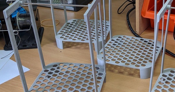 wash cure basket strainer jordan6194 3D Models Printers Accessories resinprinter washer 3d print model - Mito3D