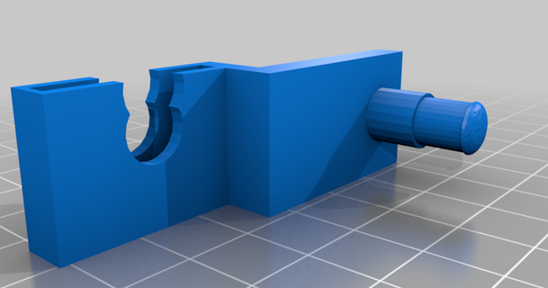 einrasten Ender 3 Lager Filament leiten Fest lehnen hochheben 3D Modelle Drucker Realität Teile Upgrades Filamentführung ender3 thingiverse 3d print model - Mito3D