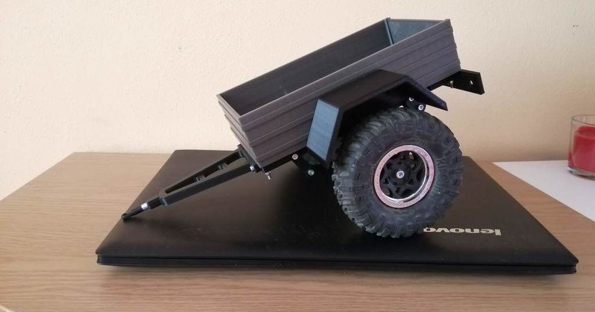 rc trailer crawler 1 10 scala bedabedrich 3D Modelli passatempo creatori RC robotica thingiverse 3D print model - Mito3D