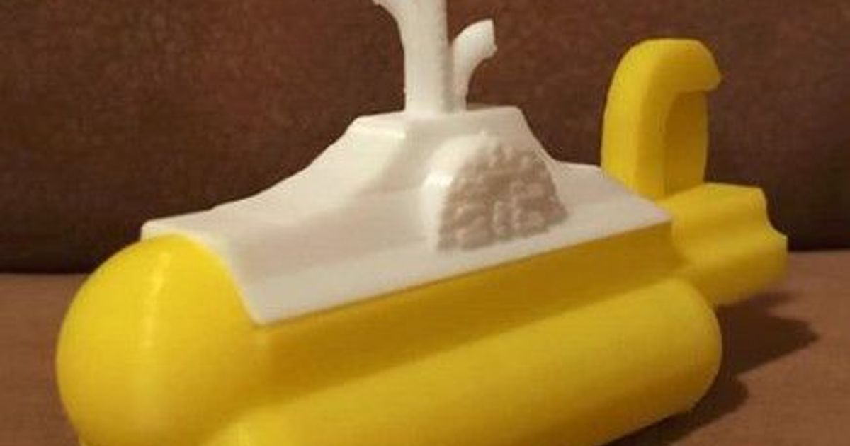 eski tasarım Sarı denizaltı Beatles michal devam etmek 3D modeller oyuncaklar oyunlar Araçlar animasyonlu oyuncak The sarı Denizaltı 3D print model - Mito3D