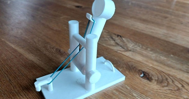 Stein Schleuder 3d drucker nic 3D modèles jouets Jeux Extérieur caoutchouc Attention enfants 3d print model - Mito3D