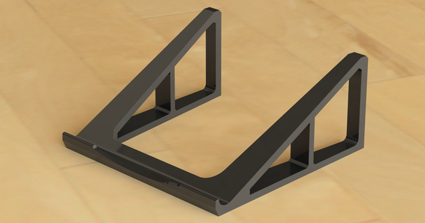 Notizbuch Laptop Stand rcfd 3D Modelle Hobby Macher Ideen Laptopständer Zubehör thingiverse 3d print model - Mito3D