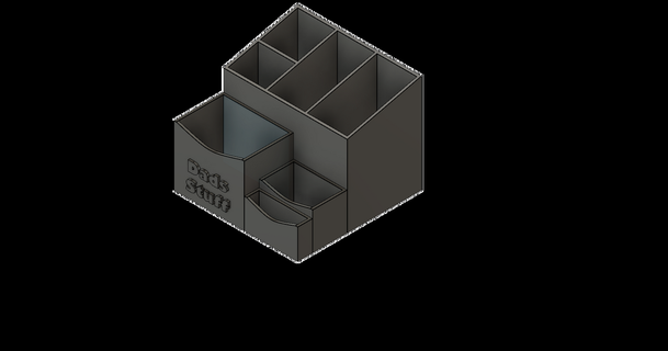 escrivaninha organizador ksutty 3D modelos casa escritório arrumado armazenamento peças pequenas 3d print model - Mito3D