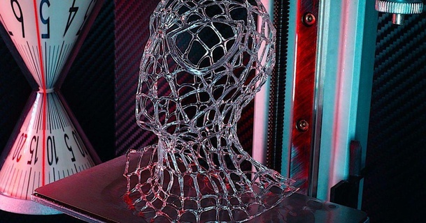 venom symbiotic spider-man web only let's retract iczfirz 3D Models Art & Design Sculptures spiderman spider retraction torturetest overhang 3d print model - Mito3D