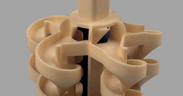 minuscolo tornado mono marmo macchina marmi 3D Modelli giocattoli Giochi gara traccia correre 3d print model - Mito3D