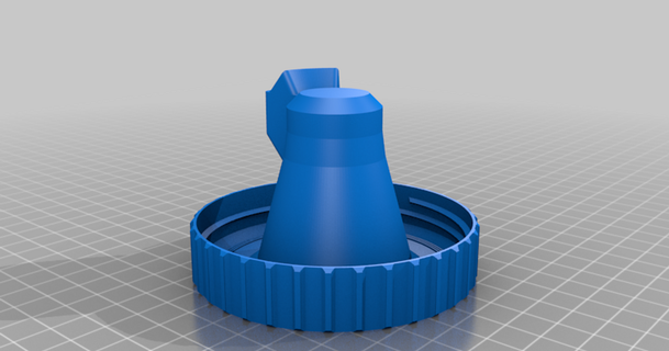 fly trap costco peanut butter jar abefm 3D Models Household Outdoor & Garden thingiverse flytrap wip 3d print model - Mito3D