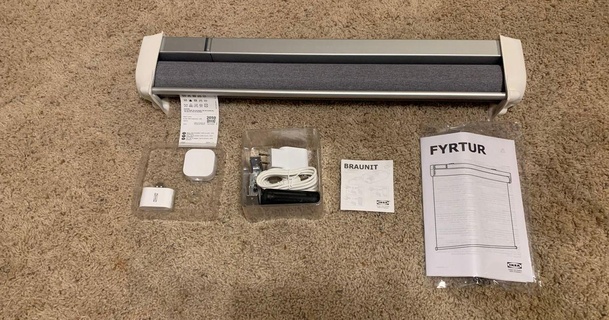 ikea fyrtur blind brackets - automate window size ahubs 3D Models Household Other House Equipment thingiverse 3d print model - Mito3D