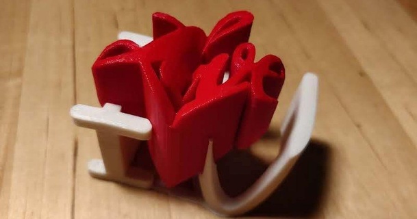 heart u abefm 3D Models Art & Design Other Designs thingiverse 3d print model - Mito3D