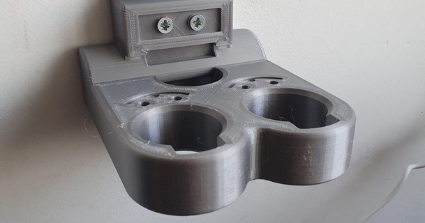 wall mount flex tube adapter itzix 3D Models Printers Accessories holder pro vacuum 3d print model - Mito3D