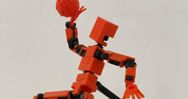 fortunato 13 pallacanestro jefftml 3D Modelli giocattoli Giochi azione figure statue palla sport cestino gli 3d print model - Mito3D