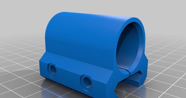 picatinny montar 18mm diámetro mini maglita falgas gt4 3D modelos Deportes aire libre antorcha thingiverse 3d print model - Mito3D