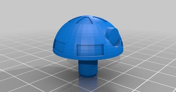 r2 series astromech head - v11 falken gt4 3D Models Hobby & Makers Other Ideas thingiverse 3d print model - Mito3D