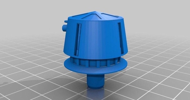 r5 séries astromech droïde tête v10 falsifier gt4 3D modèles loisir fabricants idées étagère chose universelle Kenner r5d4 3d print model - Mito3D