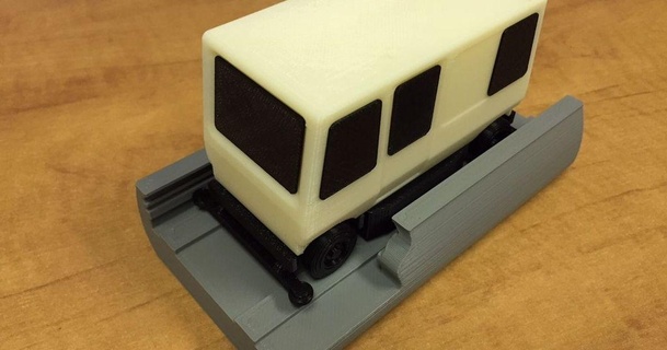 morgantown prt scala canardi 3D Modelli giocattoli Giochi veicoli treni treno thingiverse metropolitana boeing 3d print model - Mito3D