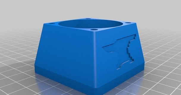 ventilador adaptador conducto mc1457 3D modelos impresoras impresora partes actualizaciones thingiverse 3d print model - Mito3D