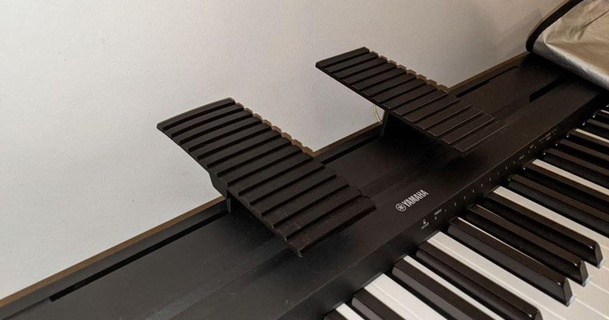 yamaha p-45 laptop stand support mbravo 3D Models Hobby & Makers Music thingiverse 3d print model - Mito3D