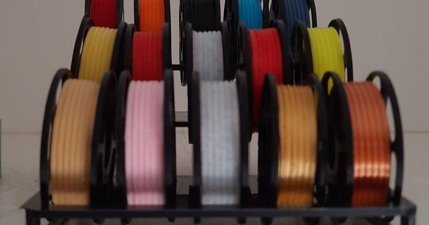 mini filamento bobina cremagliera in piedi plezzista 3D Modelli stampanti Accessori In minispool 3d print model - Mito3D