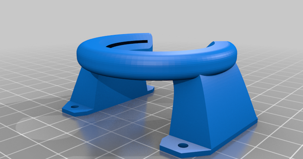 flsun sr - fan duct radial diabolik 3D Models Printers Other Printer Parts & Upgrades fanduct thingiverse coolingfan coolingduct 3d print model - Mito3D