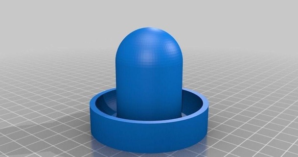 customizable air hockey striker mallet paddle gord888 3D Models Toys & Games Outdoor thingiverse 3d print model - Mito3D