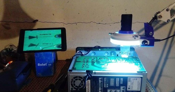 mikroskop kol Nasboc 3D modeller hobi yapımcılar elektronik LED ışığı diyelektronik şeytani 3d print model - Mito3D