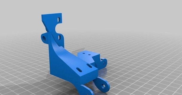 Extruder montieren Kabel Ketten Film zschraube Schutz 3dxcub3 3D Modelle Drucker Teile Upgrades Kabelmanagement thingiverse Kabelkette 3d print model - Mito3D