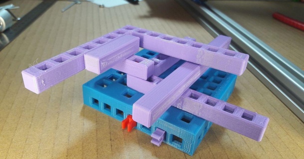 Makergrid bauen Würfel dünn seitig seltsam Konstrukteur 3D Modelle Hobby Macher mechanisch Teile Clips Bauklötze Buildcubes 3d print model - Mito3D