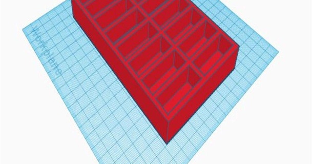 tik tac parçalar konteyner Kulp destek 2 Onerazz 3D modeller ev halkı ekipman şeytani 3d print model - Mito3D